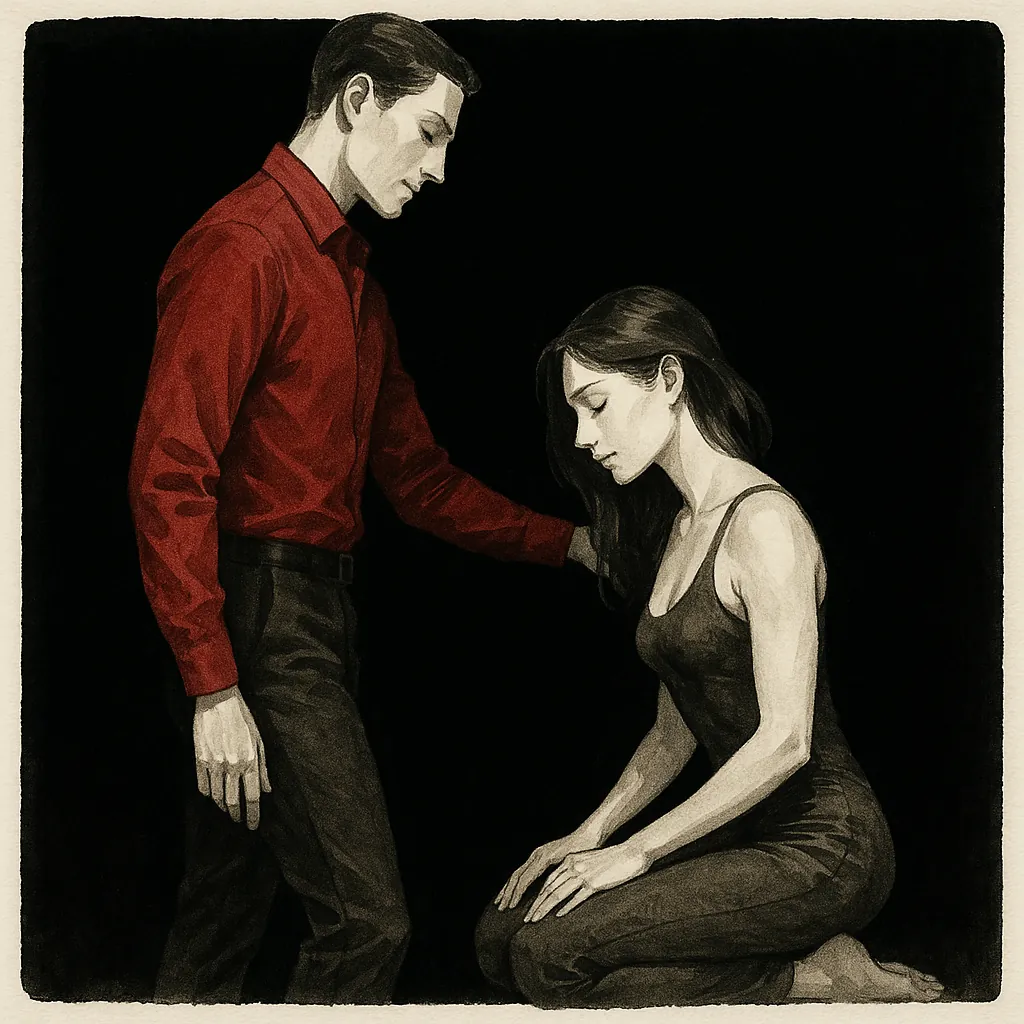 Intimate positioning for inner thigh exploration